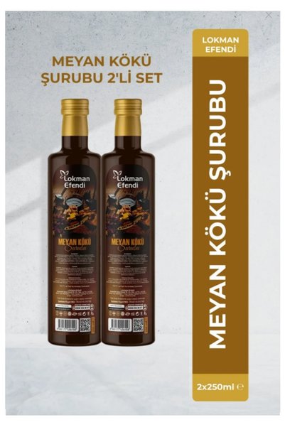 Lokman Efendi MEYAN KÖKÜ ŞURUBU 2'Lİ SET