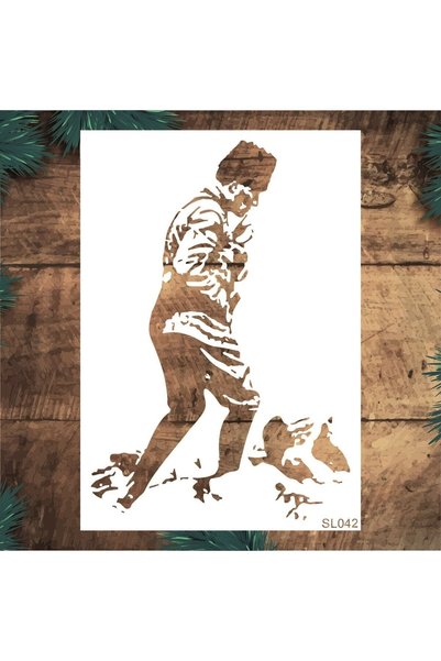 Stencil tasarım Stencil Tasarım Sl042 Atatürk Kocatepe De - Dekoratif Duvar V...