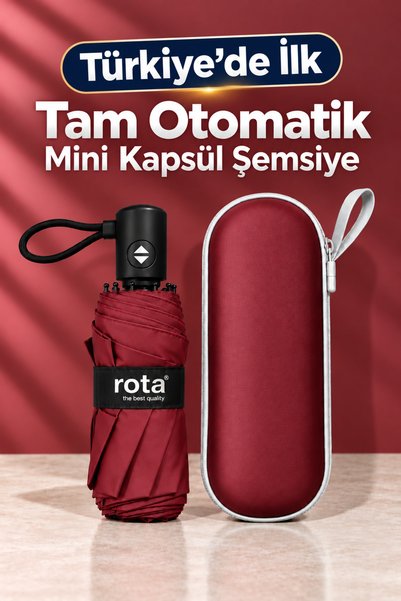Rota 8 Telli Fiber Tam Otomatik Özel Çantalı Kılıflı Kapsül Şemsiye TR 'de İl...
