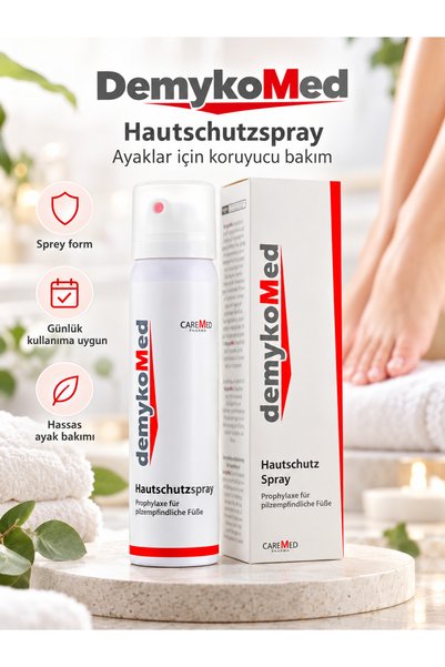 CareMed products Ayak Bakım Spreyi – Ayak Terlemesi ve Kokuya Karşı Günlük Bakım 75Ml
