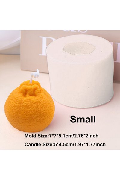 Choice11 Small Orange mold Orange Fruit Candle Mold DIY Strawberry Cake Decor...