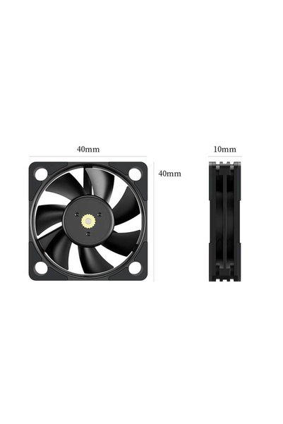 Choice مروحة كمبيوتر صغيرة TL-B4010 من Thermalright بدون إضاءة RGB، 4 سم، مع ...