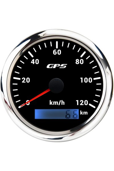 choice2 عداد سرعة عالمي 85 مم مزود بنظام تحديد المواقع العالمي (GPS) وإضاءة خ...