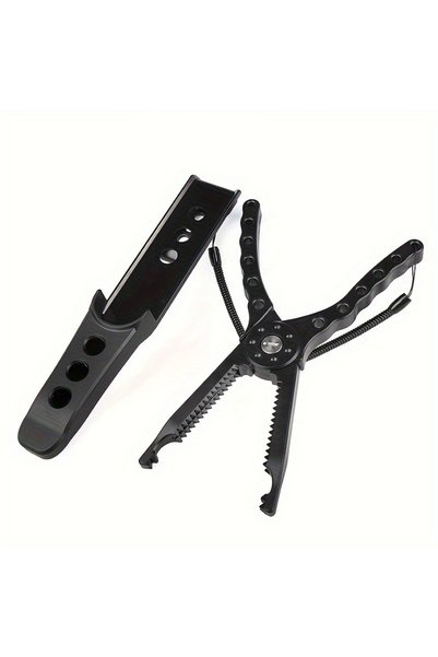 Choice black 1pc High-Index Plastic Fishing Pliers with Grip & Hook Removal T...