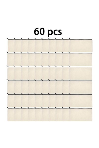Choice7 60 pcs Beige 10/20/40/60 PCS Canvas Zipper Bags Multifunctional Blank...
