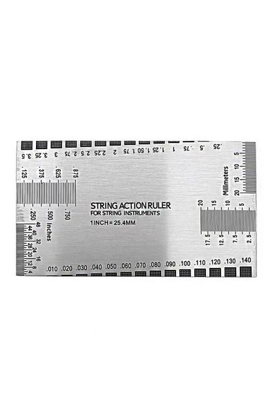 Choice 1PCS Miwayer Precision Stainless Steel String Action Ruler for Guitar/...