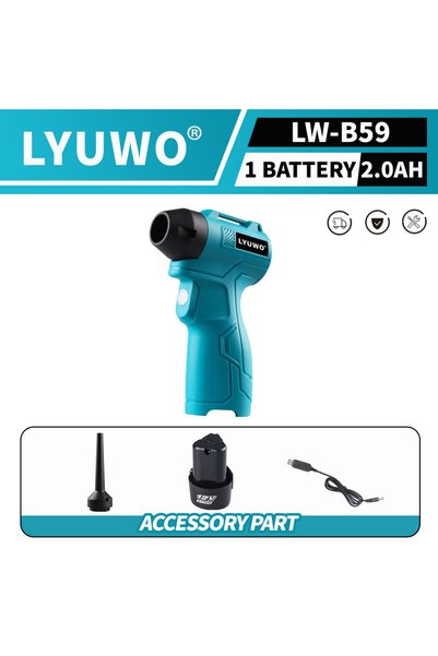 Choice LW-BS59-USB Manual Blower Turbo Jet Fan Mini Powerful Air Blower House...
