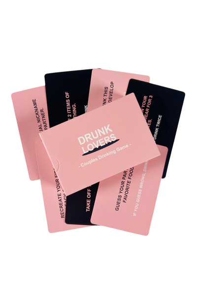 Choice DS43-Drunk Lovers 54 Pcs Kawaii Drunk Lovers Couples Drinking Game Car...