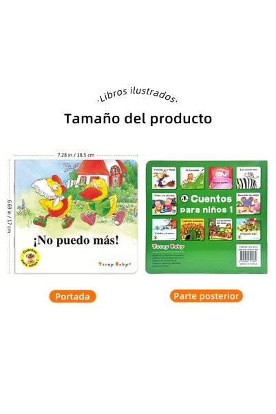 Choice 976-501C Spanish Illustrated Story Book Set 10 Volumes Warm Bedtime Re...