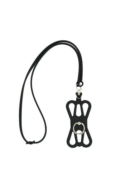 JETTING black Cell Phone Lanyards With Adjustable Neck Strap Universal Neck P...