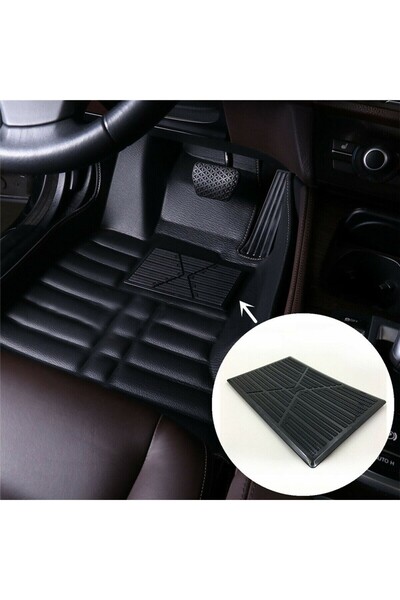 Choice Universal Car Carpet Plate Floor Pad Heel Foot Mat Pedal Patch Cover B...