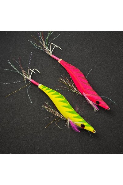 Choice Squid-2pcs-set-B-C Ackibbik 2pcs/set 14cm Shrimp Baits Shrimp Fishing ...