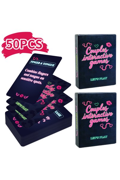Choice 1 Box 50Pcs Couple Game Cards Interactive Funny Conversation Cards Adu...