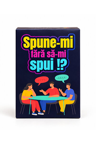CARDLY Joc de petrecere pentru familie sau prieteni, 140 carduri, Spune-mi fă...