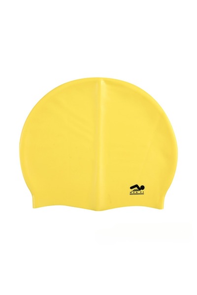Choice One Size YELLOW Silicone Elastic Swimming Cap Waterproof Swim Hat for ...
