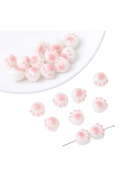 Choice6 12x11mm style7 10pcs 10/20Pcs Acrylic Charcoal Grilled Cute Cat Claw ...