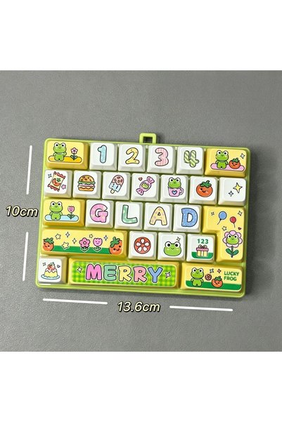 Choice5 green frog Cute 26 Key Stress Reducing Keyboard Creative Mechanical H...