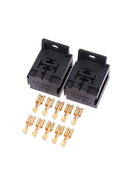 Choice one size 2Sets Car Auto Vehicle 5 Pin Relay Socket Holder with 5Pcs 6....