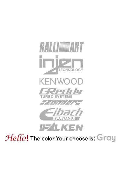 Choice ملصق دراجة وملصقات سيارات كربونية مضحكة بتصميم Injzn Kenwood Text، قطع...