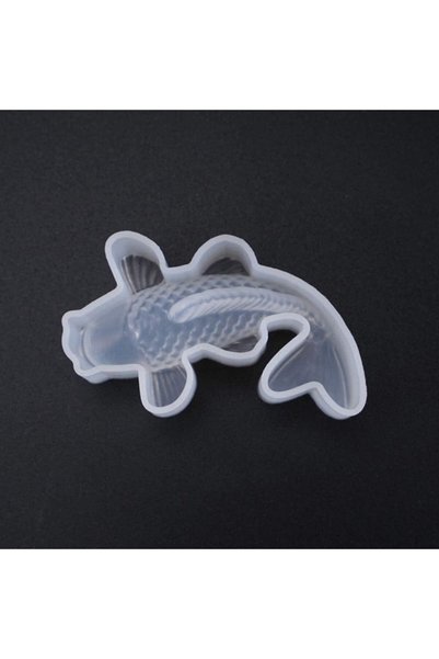 Choice mold Koi Fish Mold Silicone 3D Goldfish Decoration Resin Mold Clear Cr...
