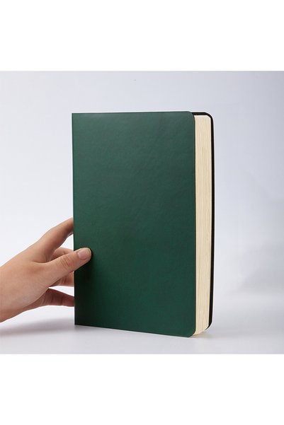 Choice4 A5 green-360pages A5 Soft Leather Notebook With 120 /360 Pages, Water...