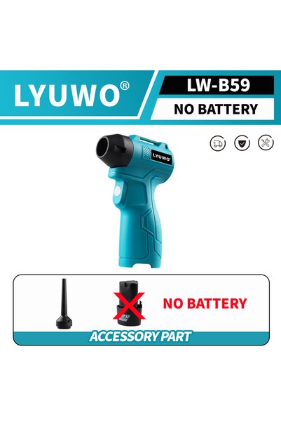 Choice1 منفاخ هواء يدوي صغير وقوي يعمل بالتوربو، موديل LW-BS59-NB، للاستخدام ...