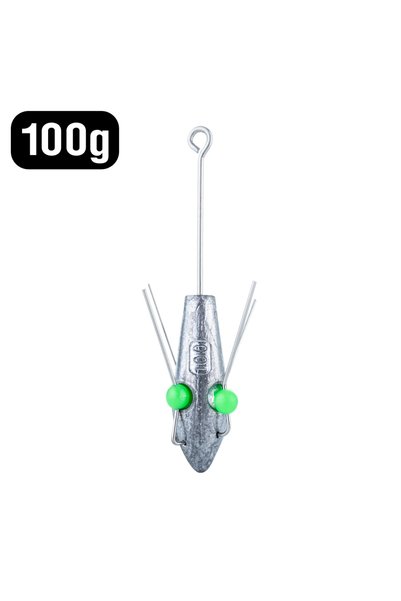 Choice 100g 1Pc Surf Fishing Weight Anti-Snag Fishing Sinkers with Luminous B...