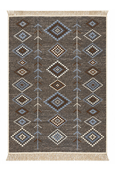 Safir Kilim Pamuklu Çift Taraflı 1. Kalite Dokuma Kilim (Makinede Yıkanabilir)
