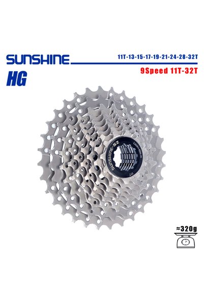 Choice كاسيت دراجة SUNSHINE 9 سرعات 11T-32T 8/9/10/11/12 سرعة ضرس دراجة جبلية...