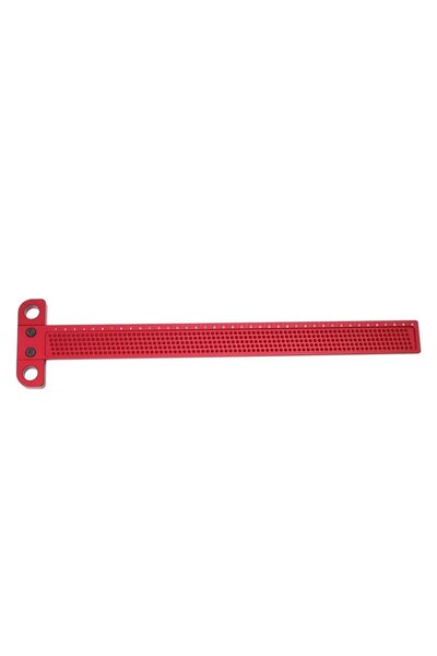 Choice 1PCs T400 Woodworking Scribe 60-400mm T-type Ruler Hole Scribing Ruler...