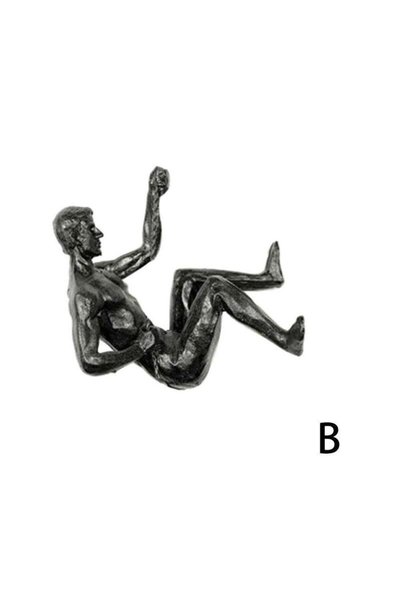 Choice5 B Climbing Athlete Man Art Sports Wall Hanging Ornaments Home Figures...