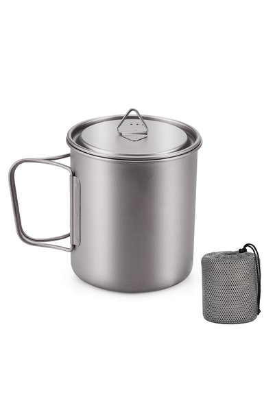 choice2 750ml 02 Ultralight Titanium Cup Outdoor Portable Camping Picnic Wate...