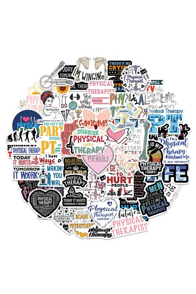 Choice 50PCS 50Pcs Physiotherapy Healthy Waterproof Stickers DIY Classic Toy ...