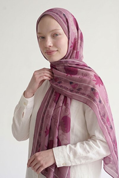 Levidor Pomegranate Patterned Royal Shawl Lilac