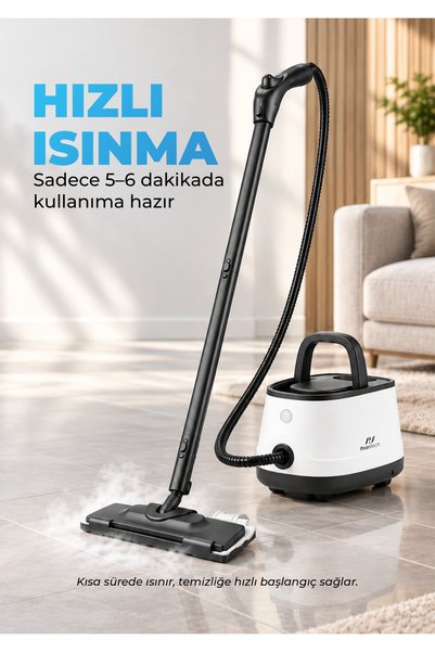 PiranTech CB-101A Çok Fonksiyonlu Buharlı Temizlik Makinası - Buharlı Temizleyici