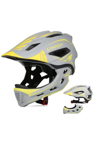Choice Grey Lixada Kids Detachable Full Face Helmet Children Sports Safety Bi...