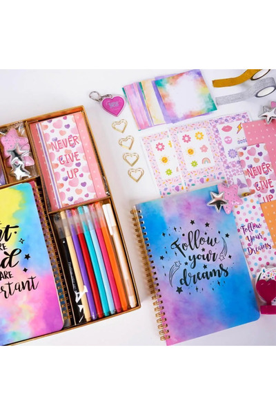 robokids DIY Journal Set – Sticker Notebook and Hobby Kit for Girls