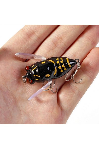 Choice A 1PC Cicada Fishing Bait 2024 New 3d Holographic Eye Fishing Hard Bai...