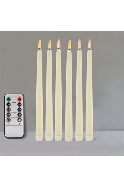 Choice6 6pack B Style 6/12pcs LED Flameless Taper Candles Flickering Electric...