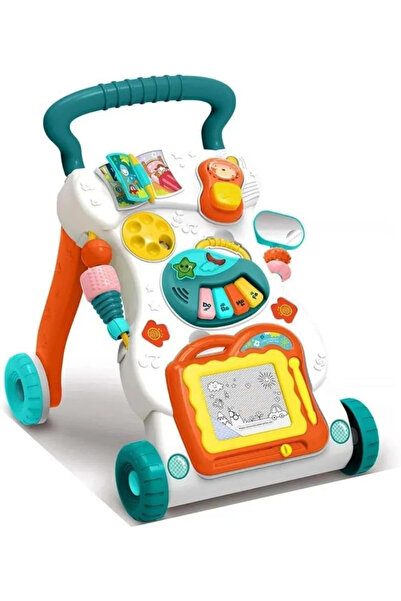 robokids Aktiviteli İlk Adım Arabası ve Yürüme Yardımcısı | Eğitici Bebek Oyu...