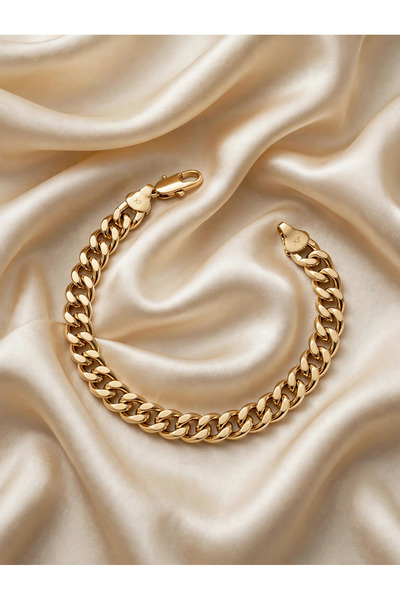 XP Xuping JEWELRY 14 ayar altın kaplama kadın zincir bileklik suya dayanıklı ...