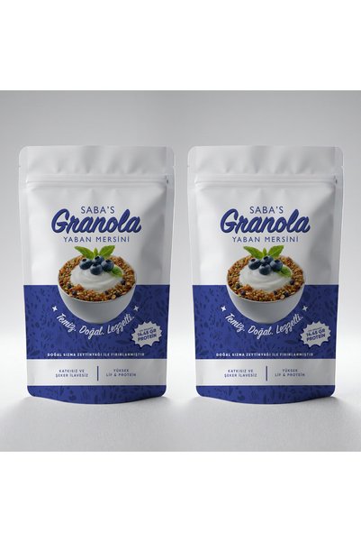 Saba's Granola 2'li Avantaj Paket Yaban Mersini 300 Gr X2