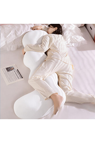 PriStyle Perna pentru Corp Tip Body Pillow pentru Dormit Lateral, cu Efect Ra...