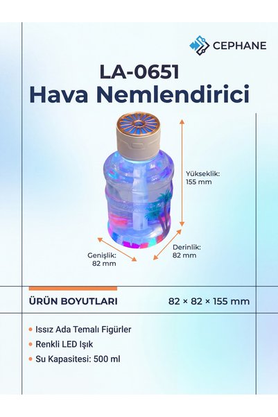 cephanegsm LA-0651 ISSIZ ADA TEMALI HAVA NEMLENDİRİCİ