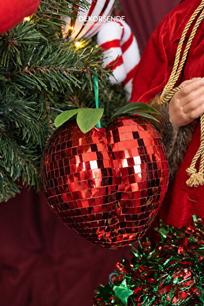 Dekorsende Christmas Tree Ornament Strawberry Bright Red 27X17 cm