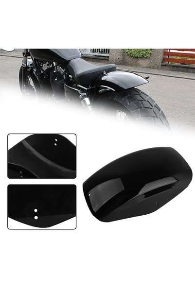 Choice Motorcycle Rear Fender Short Protection Mud Guard Cover Light Black Mu...