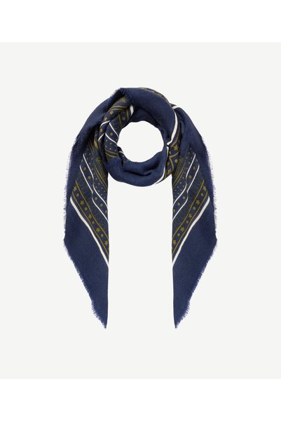 Yargıcı Patterned Square Shawl