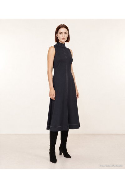 Yargıcı Straight Halter Neck Sleeveless Dress