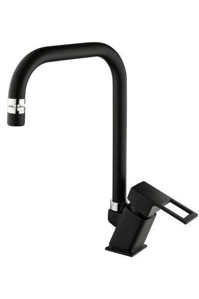 Vilas Dallas Black Square S-Line 360 °   Head-Mounted Sink Kitchen Faucet