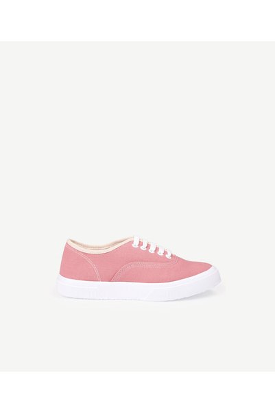 Yargıcı Solid Color Fabric Sneaker